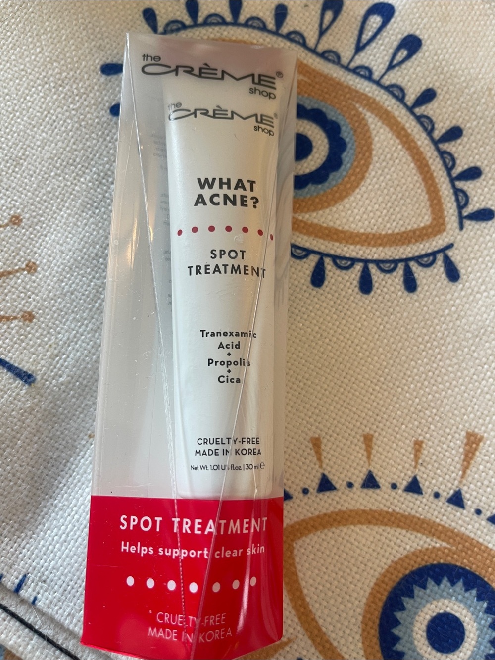 The Crème Shop What Acne? Spot Treatment — White & Red